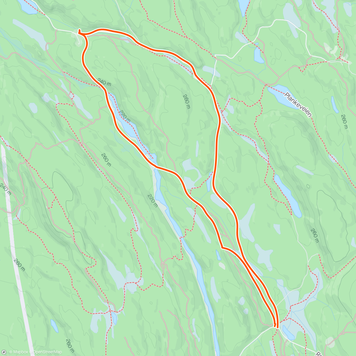 Map of the activity, 2024/4/23 Røde Kors tur til Svartoren m/ fergetur 😄
