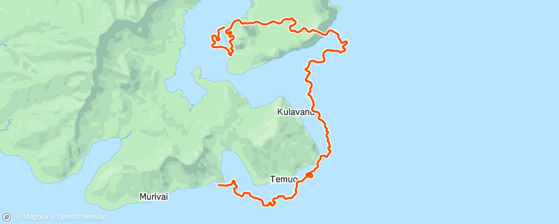 Map of the activity, Zwift