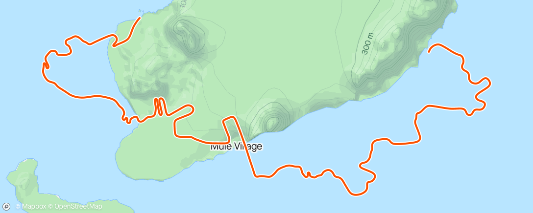 Mapa da atividade, Zwift - Spiral into the Volcano in Watopia