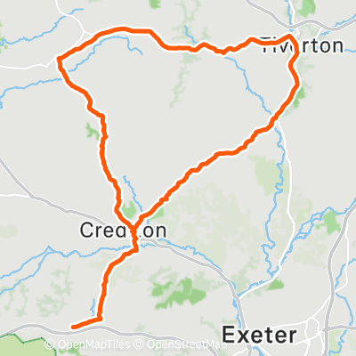 TSM, Crediton, Black Dog, Withleigh, Tiverton, Bickleigh, Crediton, TSM ...