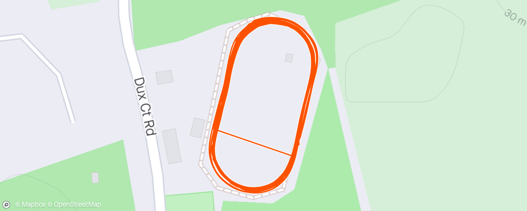 Map of the activity, Wolfpack is back at the track