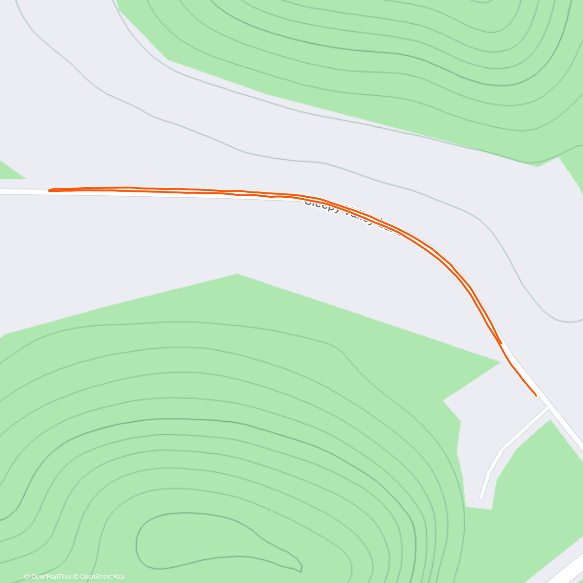 Map of the activity, 6 degrees, feels like neg 9. Can confirm 😆