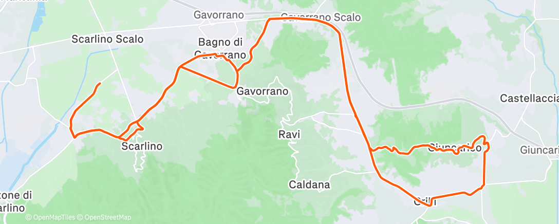 アクティビティ「Giuncarico」の地図