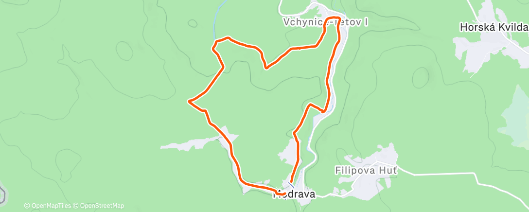 Карта физической активности (Morning Walk)