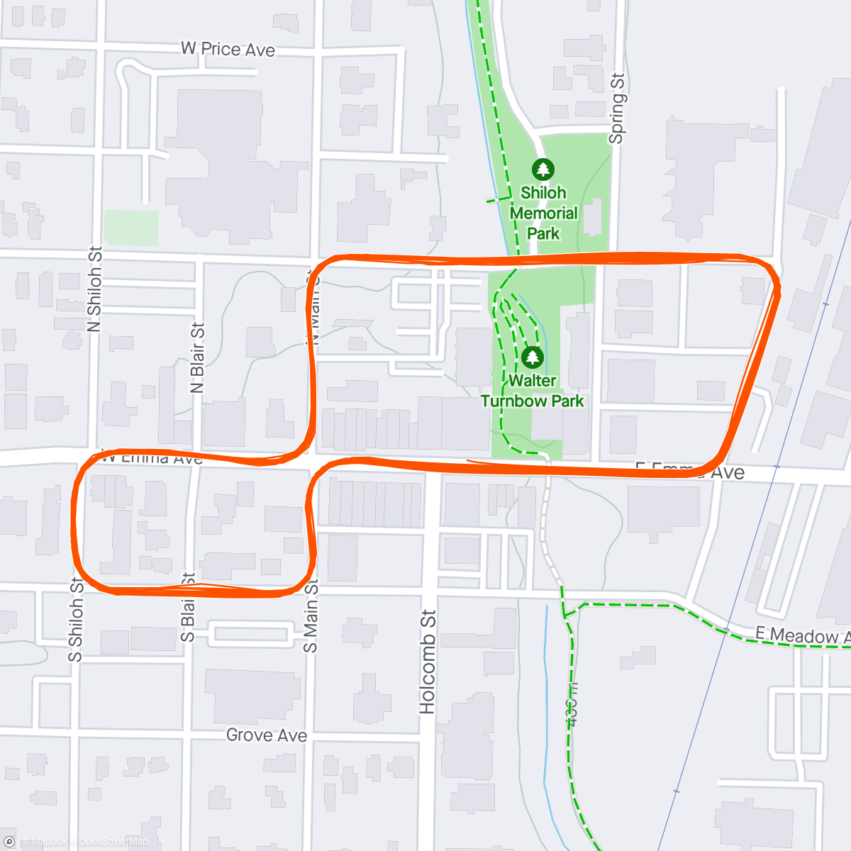 Map of the activity, Natural State Crit (10th)