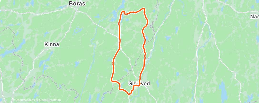 Map of the activity, Morning Gravel Bike Ride