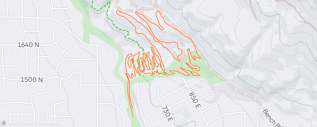 Map of the activity, Valley vista w/tom and Kenna!