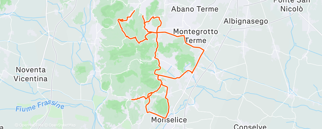 Mappa dell'attività Eos Saturday Ride ❄️ sempre al Top