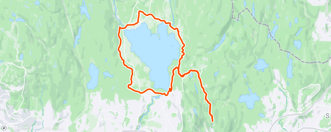 Map of the activity, Maridalsvannet rundt