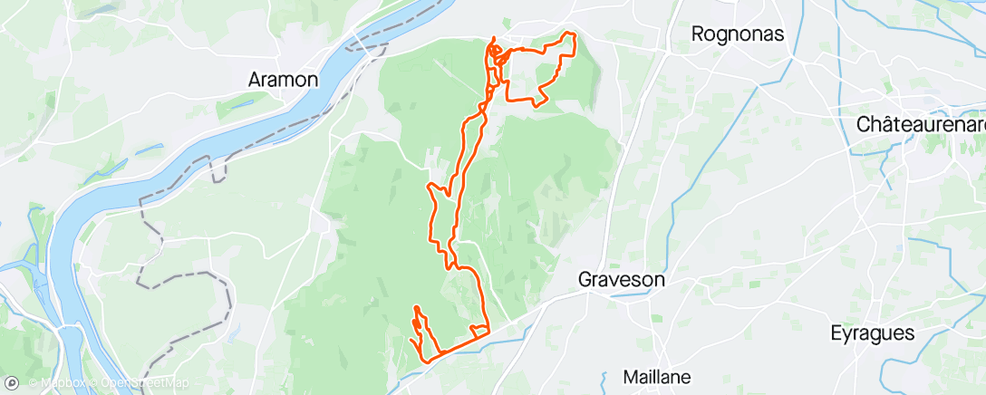 Mappa dell'attività Sortie en vélo électrique dans l'après-midi