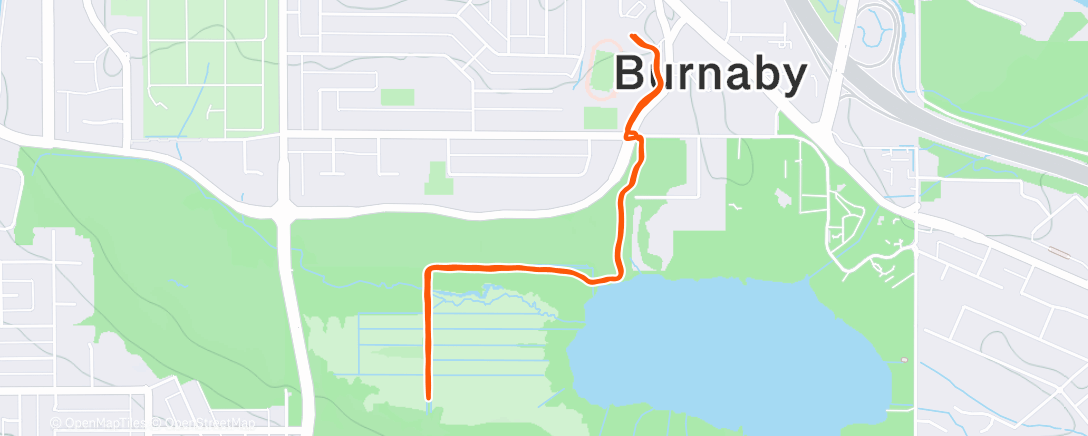 Map of the activity, Love me a slow AF WD