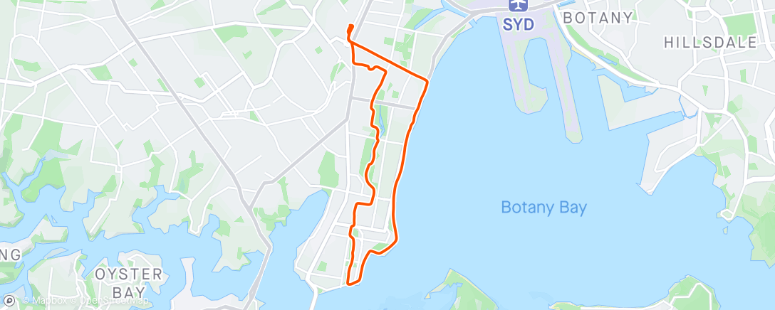 Map of the activity, Sydney sayonara
