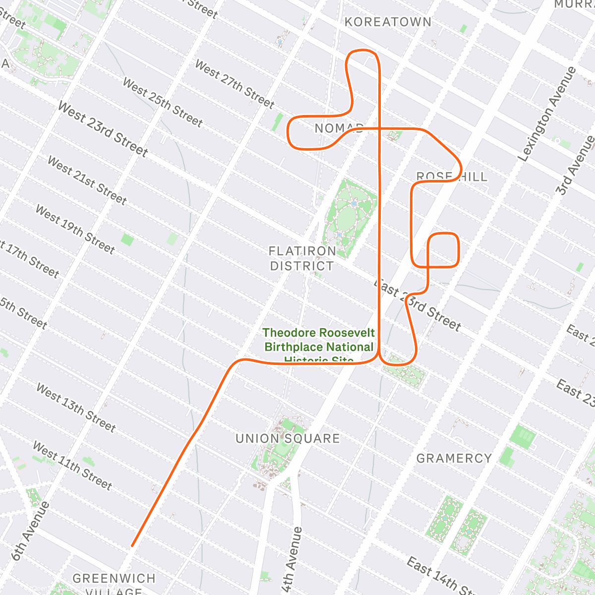 Map of the activity, Zwift - Spinfinity Ultra in New York