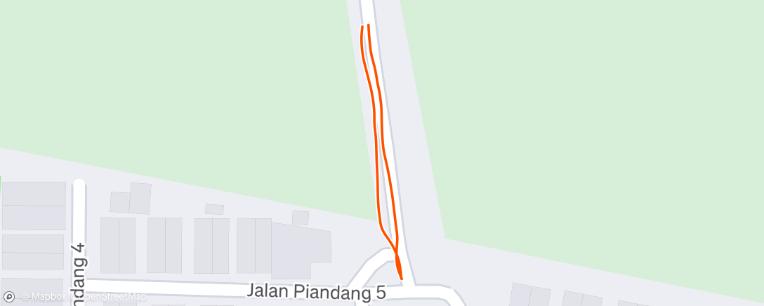 Map of the activity, Morning Walk