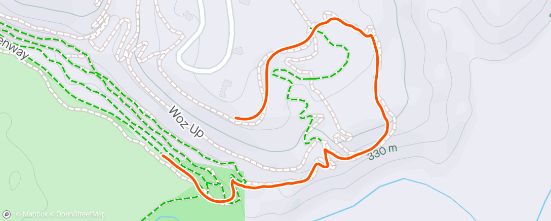 Map of the activity, Wonderland / blowing springs