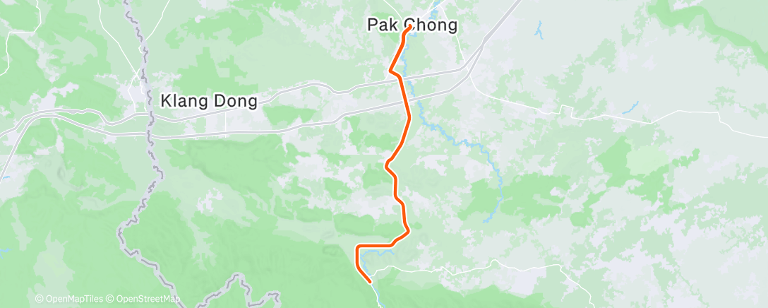 Map of the activity, Morning Ride
