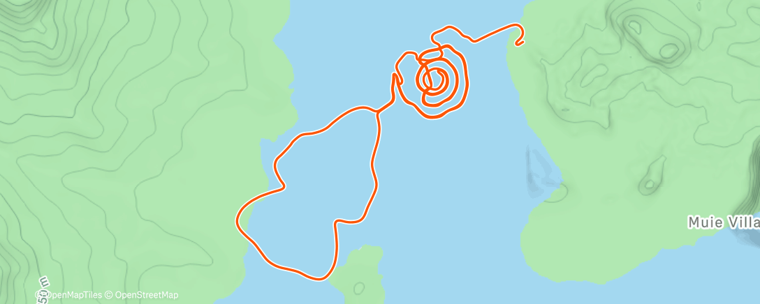 Map of the activity, Zwift - Loopin Lava in Watopia