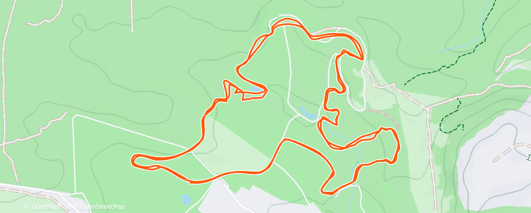Map of the activity, Полуденный забег
