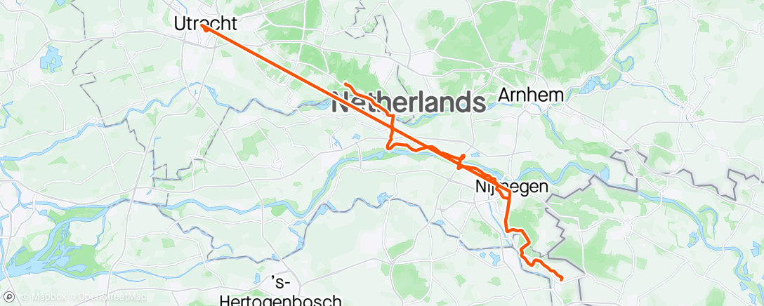 アクティビティ「Laatste stukje Race Around The Netherlands met Greg meefietsen」の地図