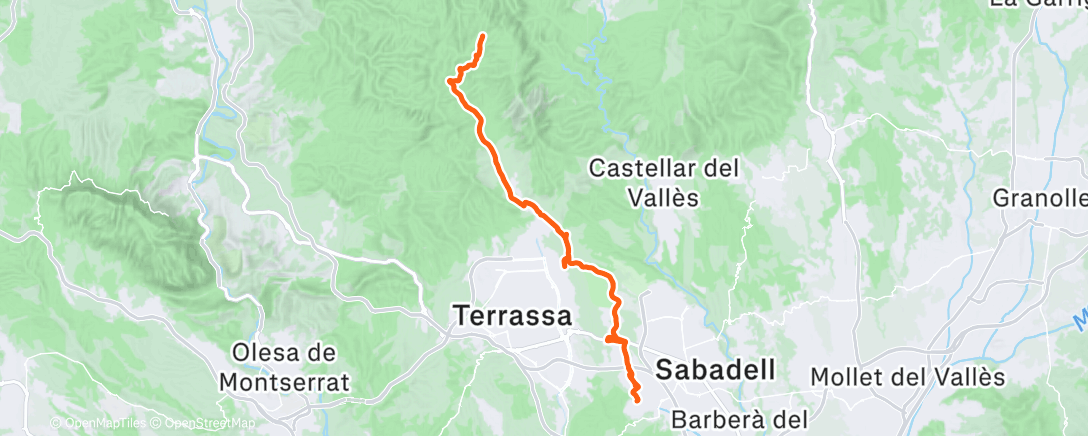 Map of the activity, De paseo