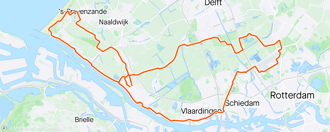 Map of the activity, Rondje HvH - RTHA & Fietspromo,s.