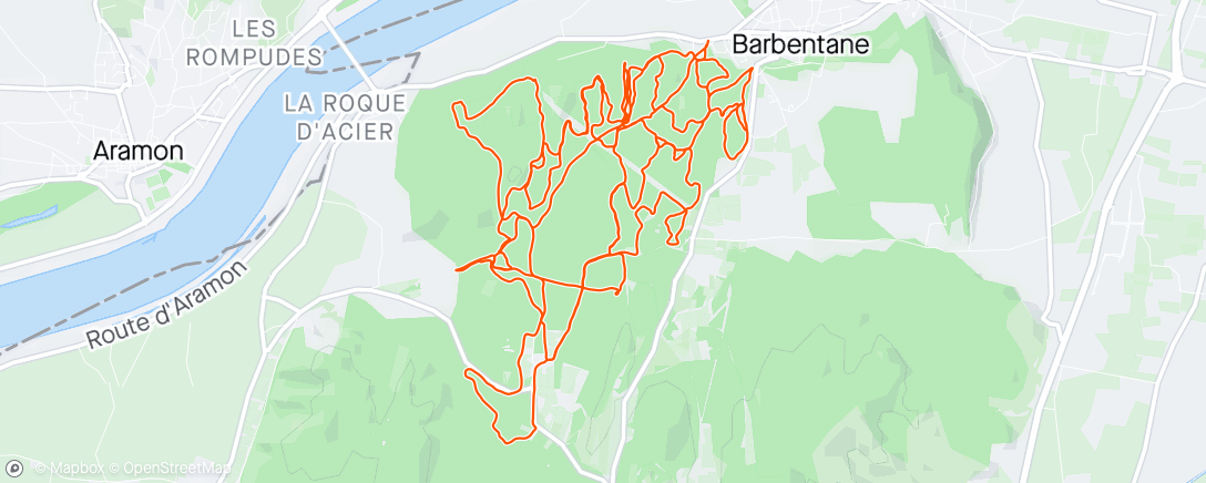 Mappa dell'attività Sortie en vélo électrique le matin