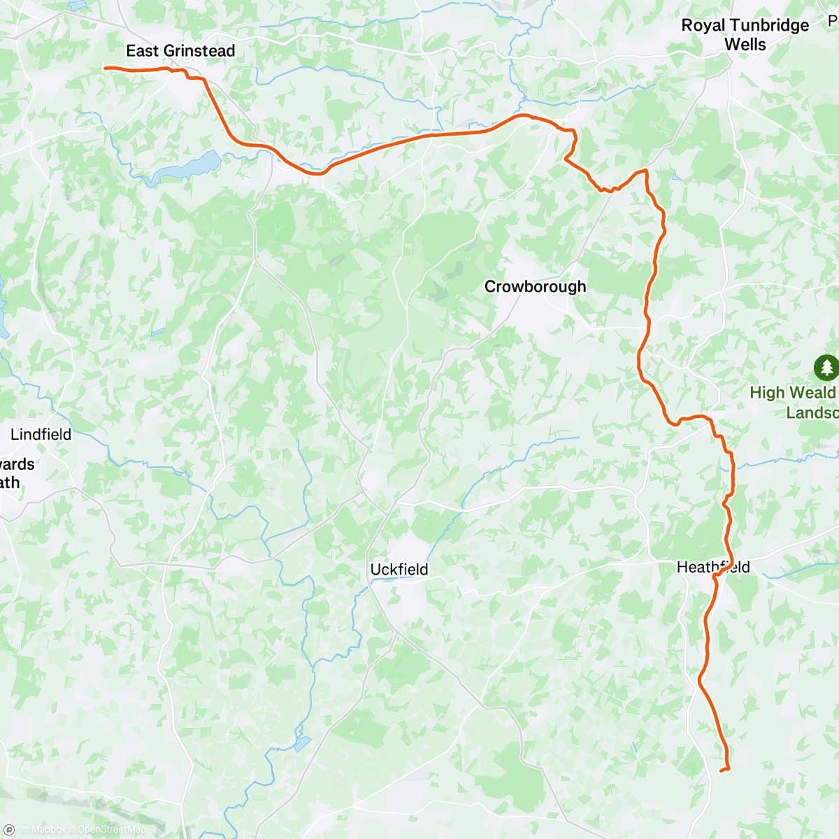 Map of the activity, [Paris-Londres] Les coupe-jarrets du Sussex #6
