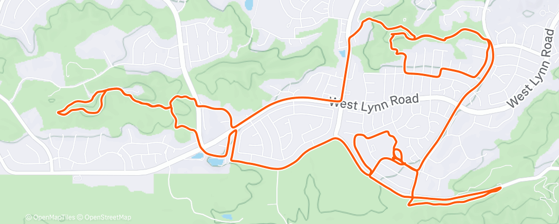 Map of the activity, NPMTB Group 5 - Dry ridge-lines