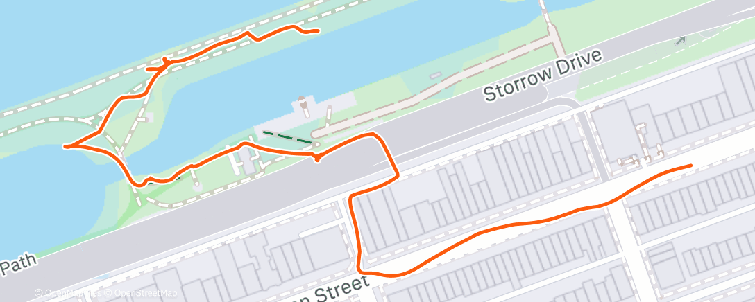 Map of the activity, Boston Walk