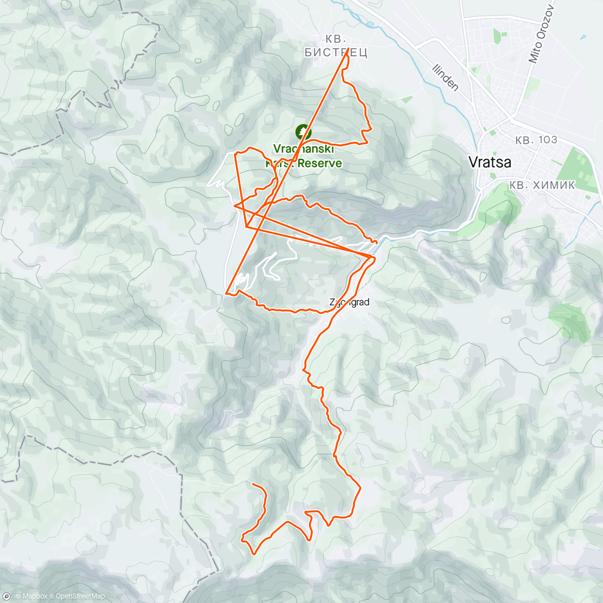 Mapa de la actividad (У дома е най-хубаво)