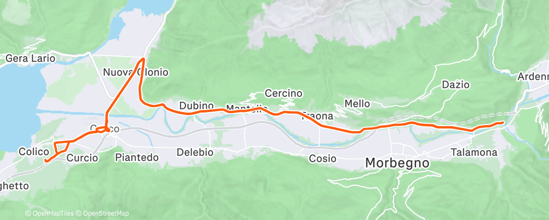 Map of the activity, Back on the Road 🚴