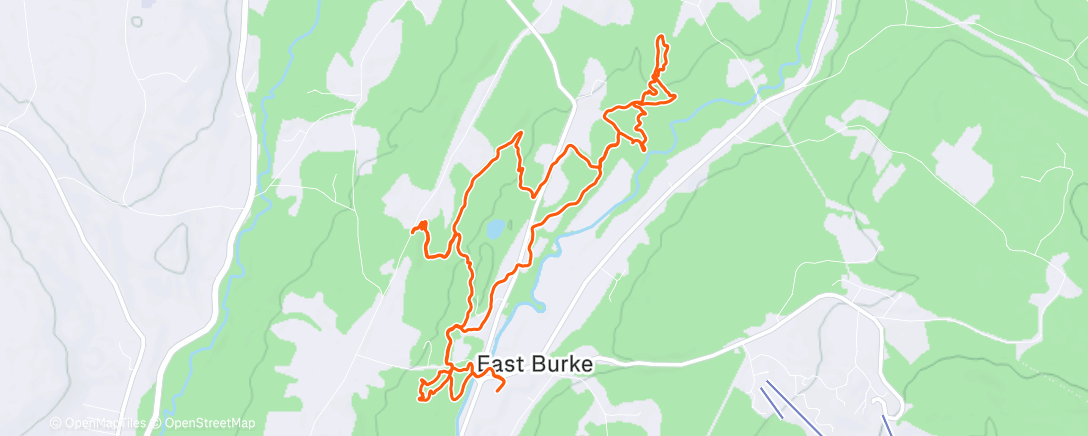 Map of the activity, Morning Mountain Bike Ride
