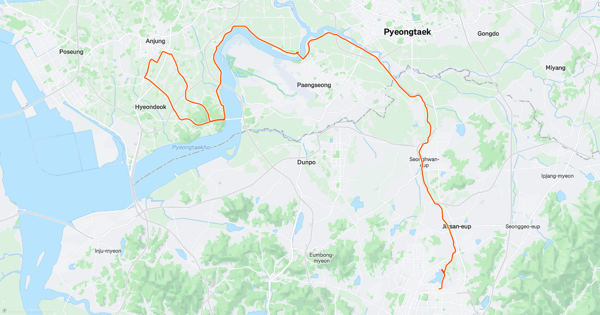 Morning Ride_평택 안중 | Strava
