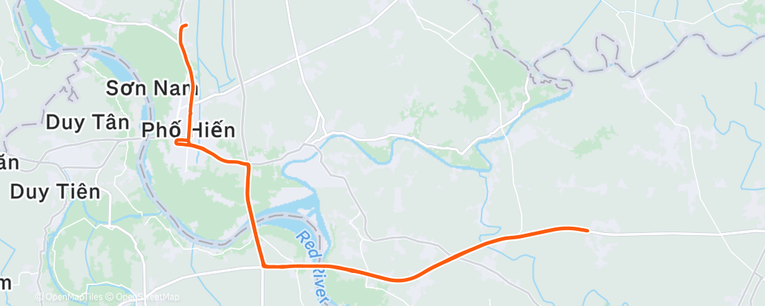 Map of the activity, Morning Ride