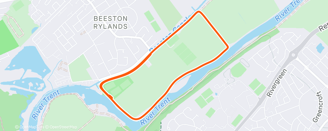 Map of the activity, Beeston PR