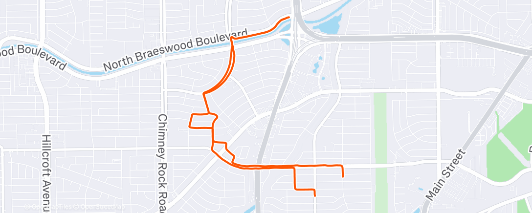 Mapa da atividade, Morning Run