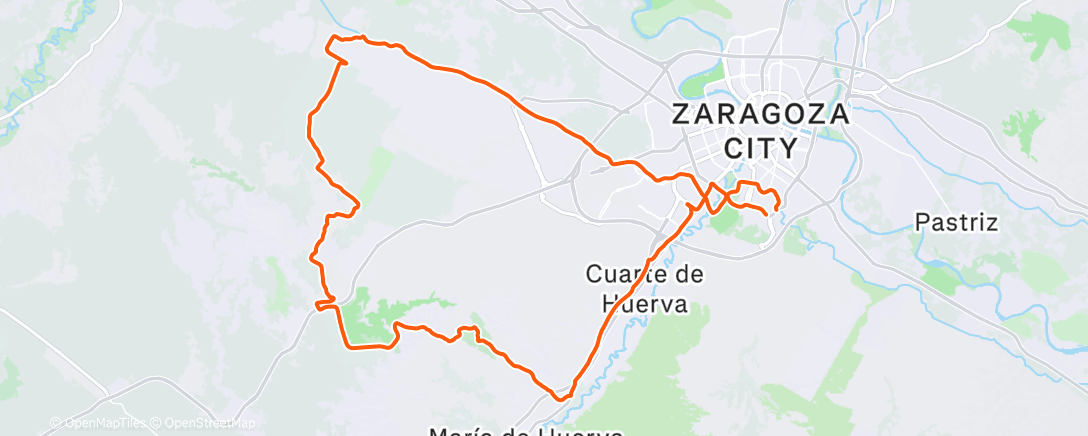 Map of the activity, A La Muela con 🐺