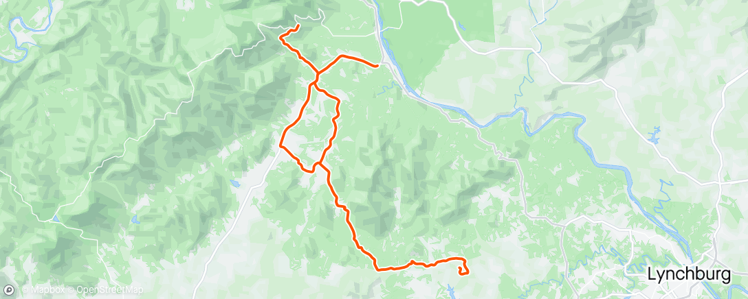 Map of the activity, BUSSCS Week #6 Gravel and Road