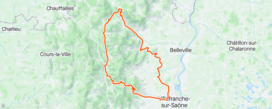Карта физической активности (rallye de gleizé beaujolais  5 acmv)