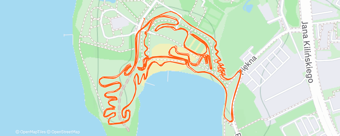 Map of the activity, Lunch Ride