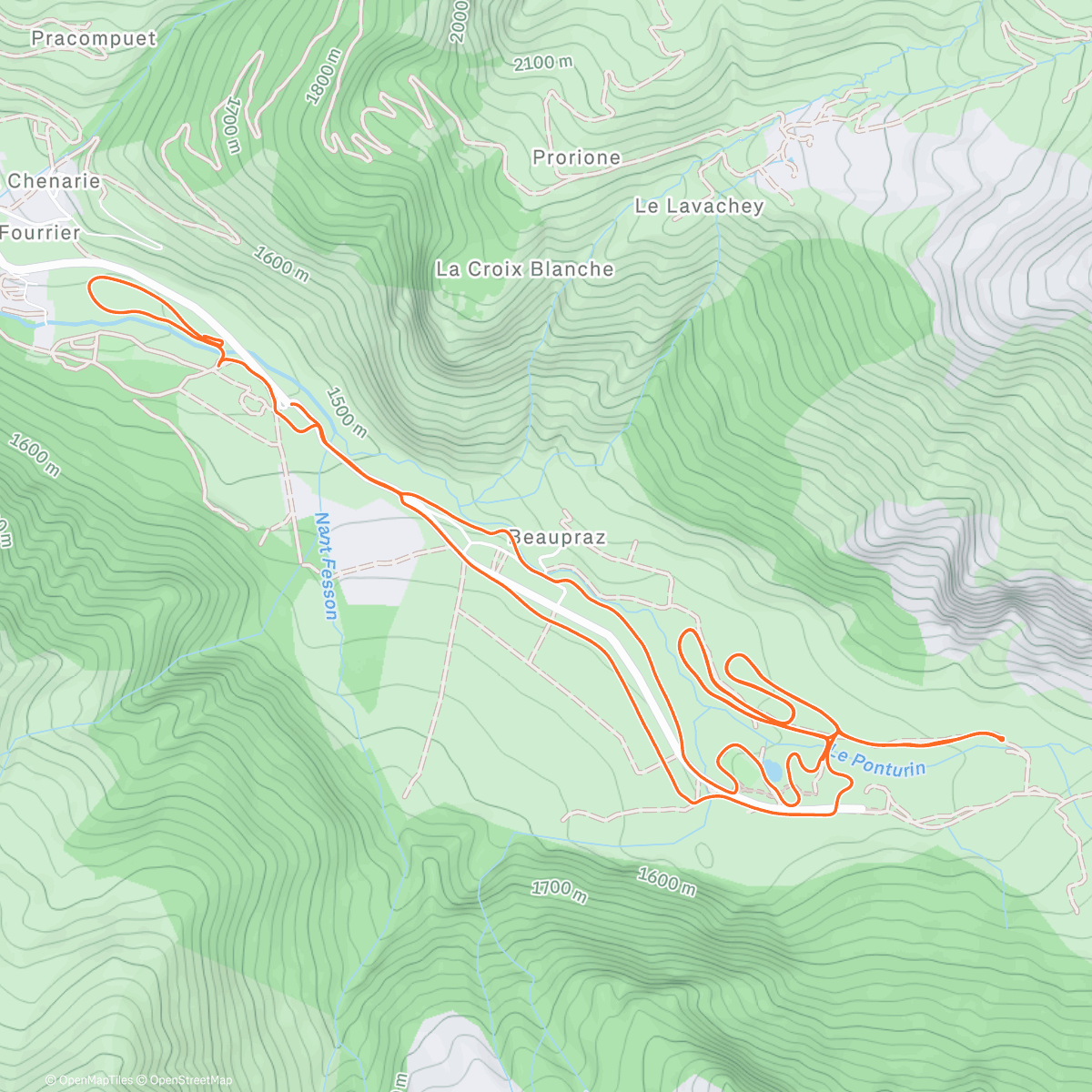 Map of the activity, Skating en famille…