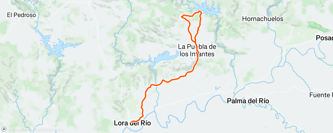 Карта физической активности (Bicicleta por la mañana)