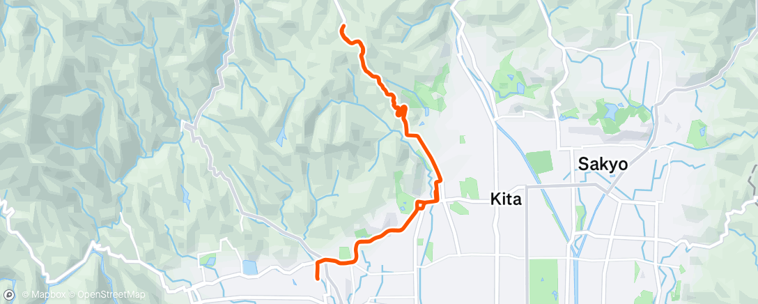 Map of the activity, 京見峠で朝活☀️4本