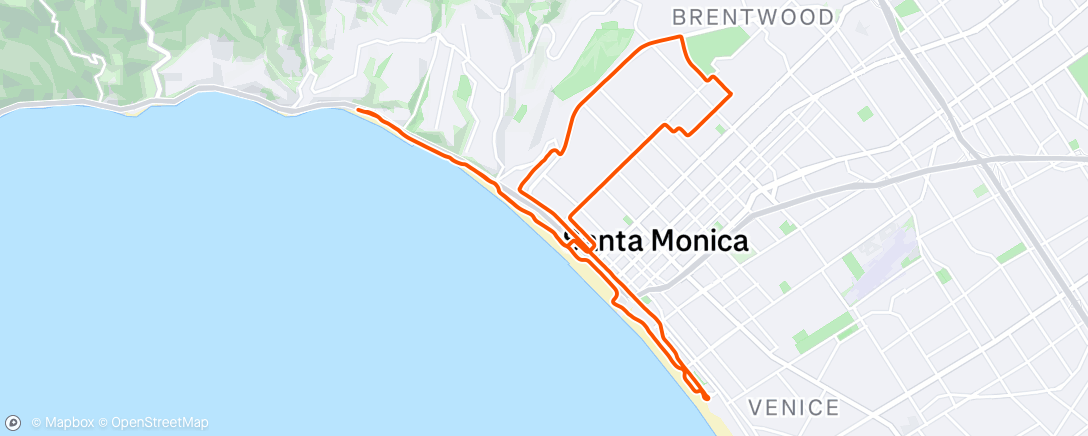 Map of the activity, Afternoon Mountain Bike Ride