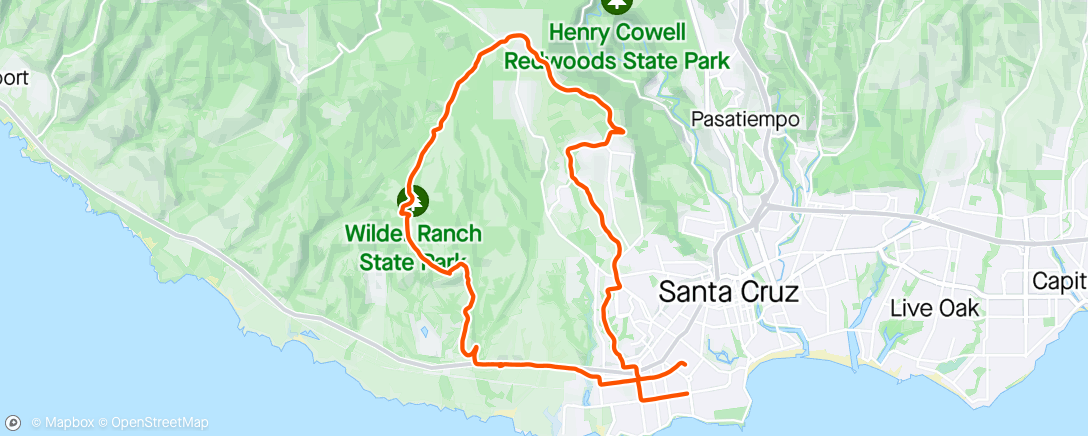 Map of the activity, Chill Sunday Ride