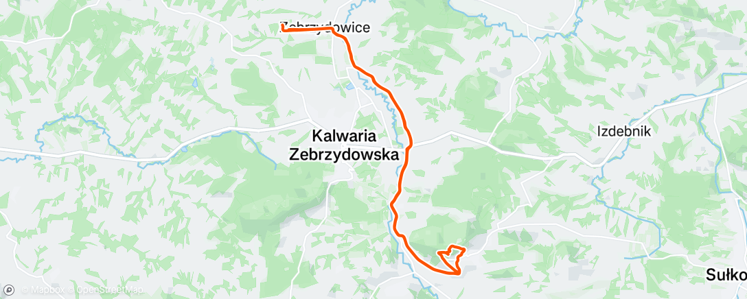 Map of the activity, Evening E-Mountain Bike Ride