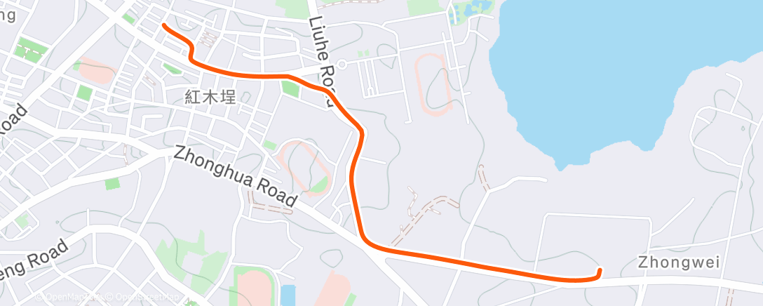 Карта физической активности (晨間騎乘)