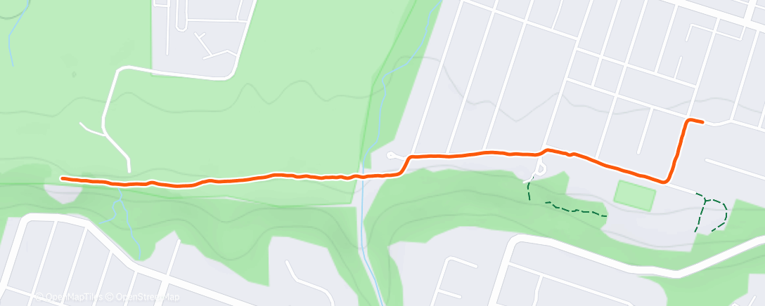 Map of the activity, Lunch Run