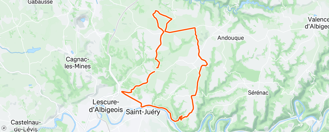 Carte de l'activité