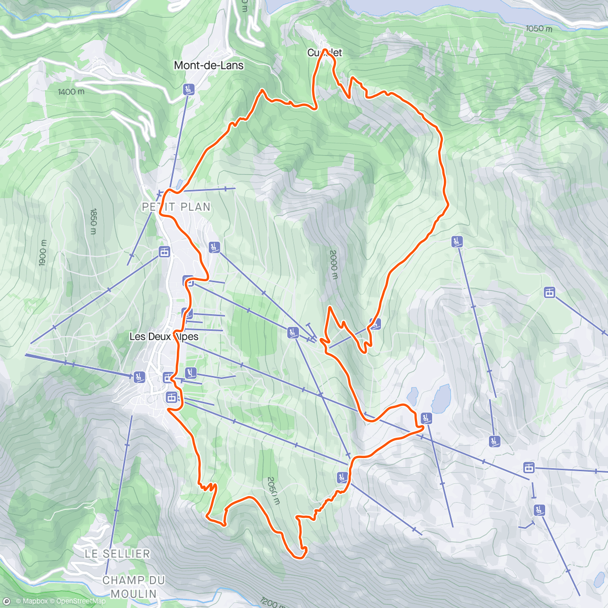 Map of the activity, Défi de la Muzelle: étape 2 🥇